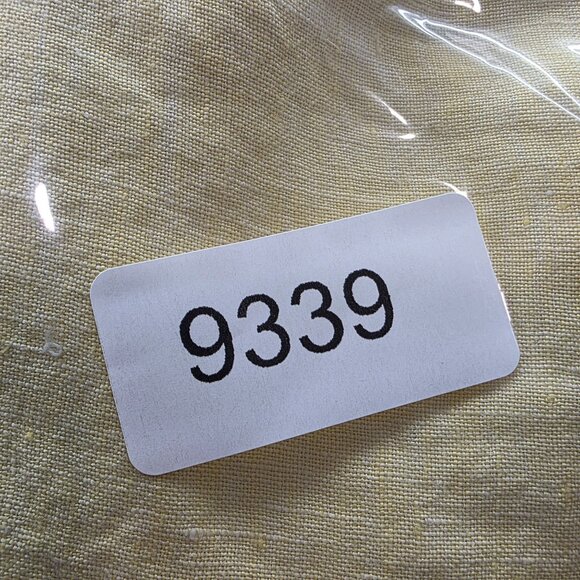 Mens Roundtree & Yorke Yellow 100% Linen Shirt Button Up Short Sleeve Size L - Picture 7 of 7